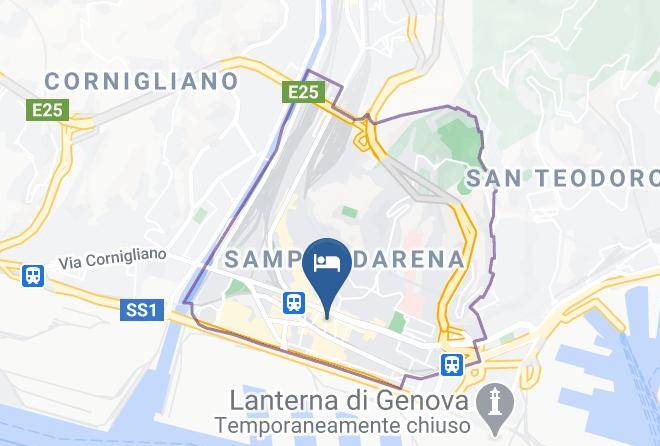 Genoa - Hotel Modena Maps
