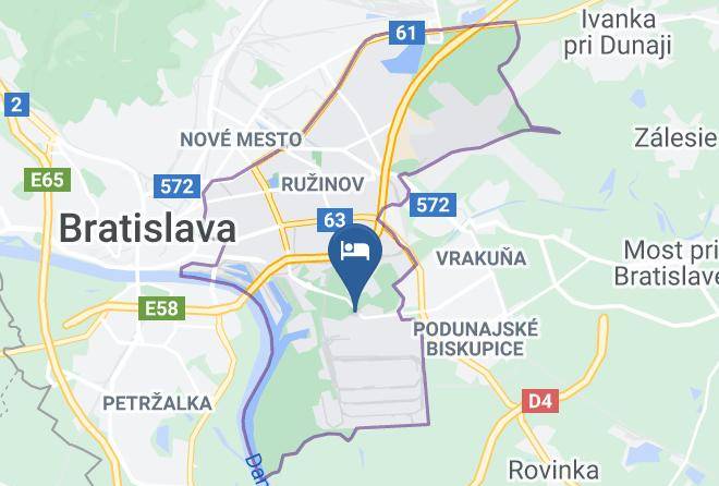 Bratislava Ruzinov - Hotel Modena Maps