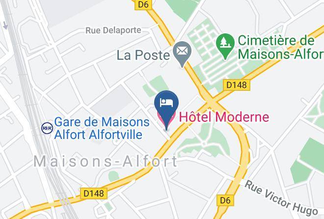 Val De Marne - Hotel Moderne Maps