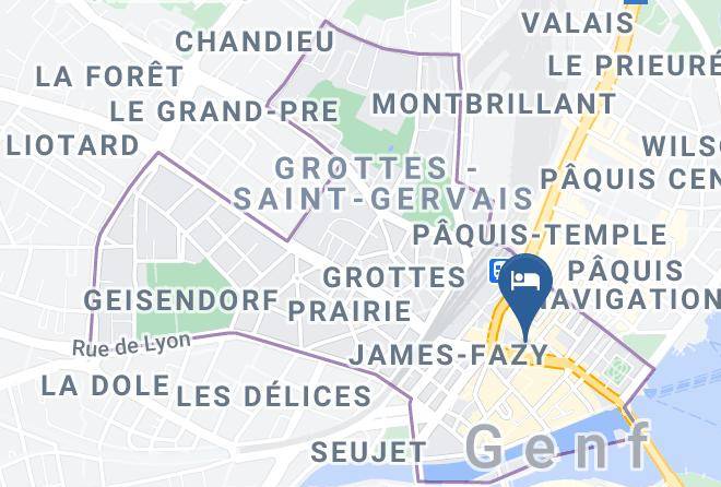 Geneva - Hotel Moderne Maps