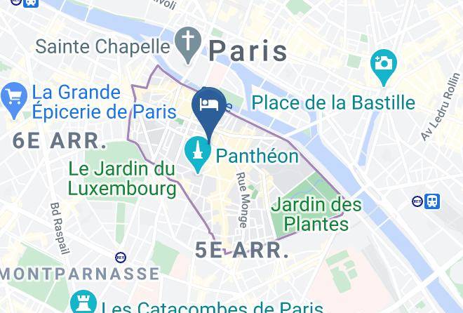 Paris - Hotel Moderne Saint Germain Maps