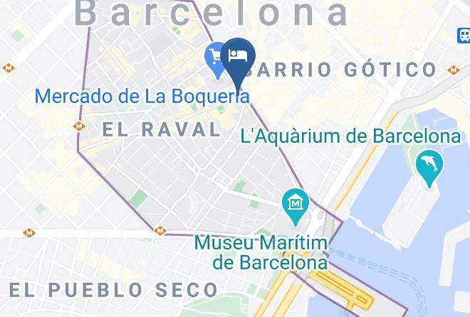 Barcelona - Hotel Moderno Bcn Maps