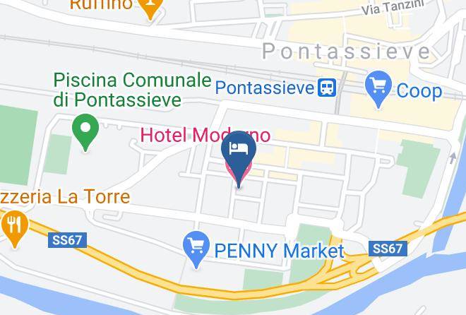 Florence - Hotel Moderno Maps