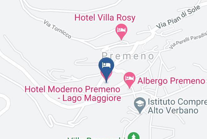 Verbano Cusio Ossola - Hotel Moderno Premeno Lago Maggiore Maps