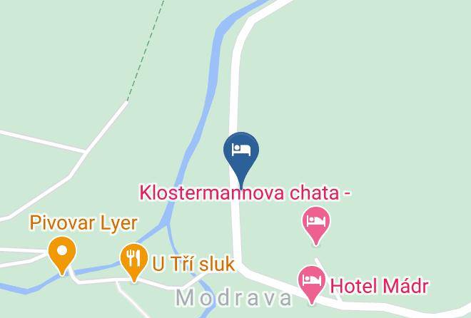 Klatovy - Hotel Modrava Maps