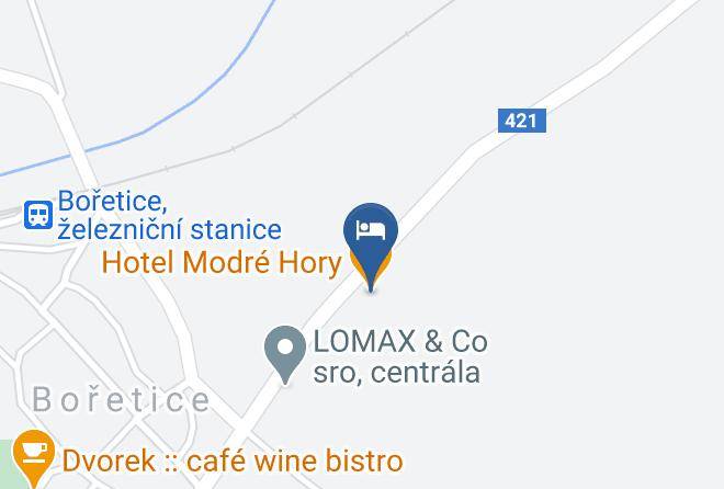 Breclav - Hotel Modre Hory Maps