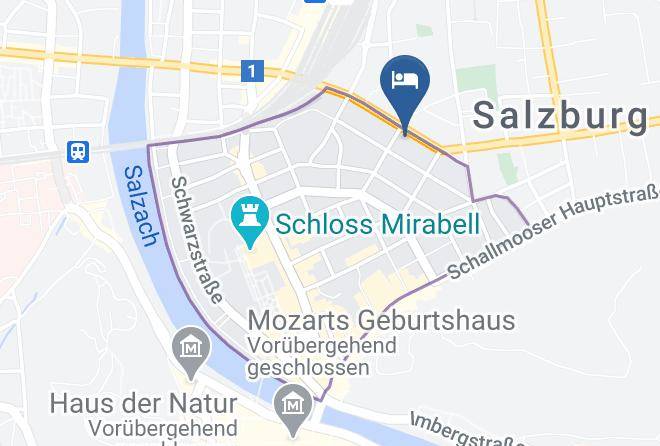 Hotel Modus Salzburg Stadt Map