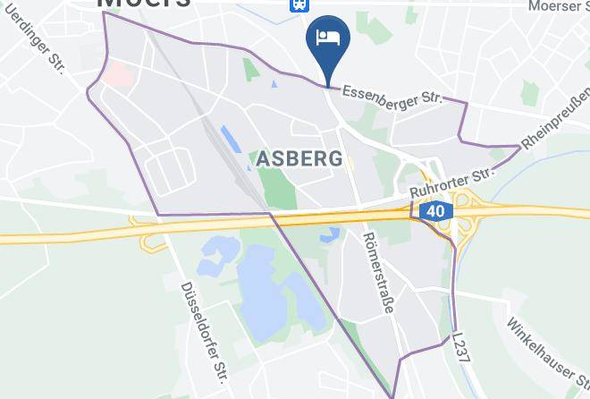 Wesel - Hotel Moerser Hof Maps