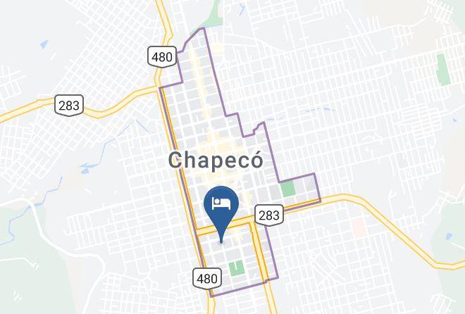 Chapeco - Hotel Mogano Premium Maps