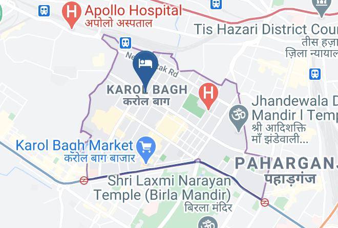 Karol Bagh - Hotel Mohini Palace Maps