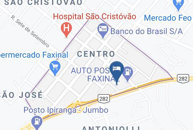 Faxinal Dos Guedes - Hotel Moinho De Vento Maps