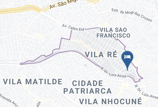 Sao Paulo Artur Alvim - Hotel Moinho Do Leste Maps