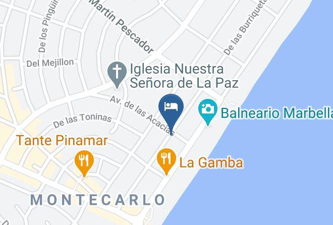Pinamar - Hotel Mojomar Maps