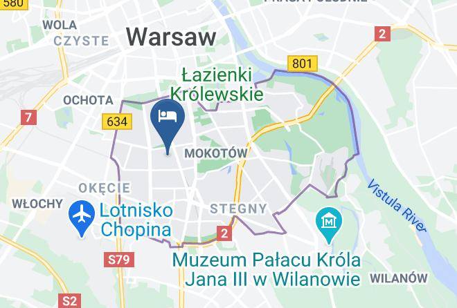 Warsaw - Hotel Mokotow Maps