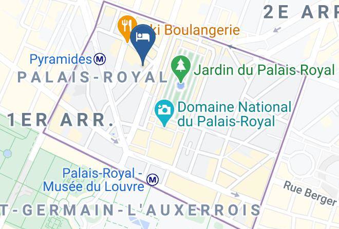Paris - Hotel Moliere Maps