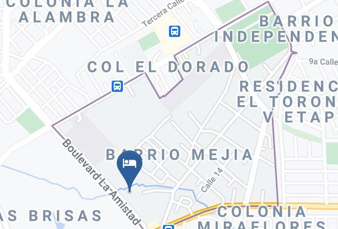 La Ceiba - Hotel Molina Maps