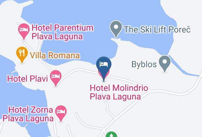Porec - Hotel Molindrio Plava Laguna Maps