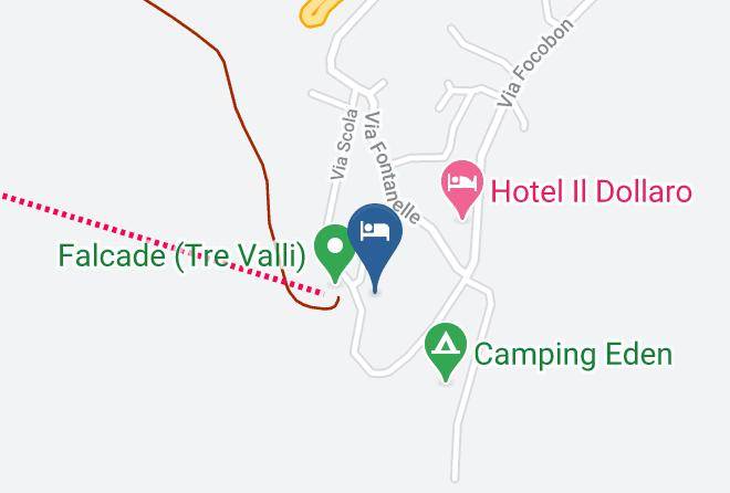 Belluno - Hotel Molino Maps