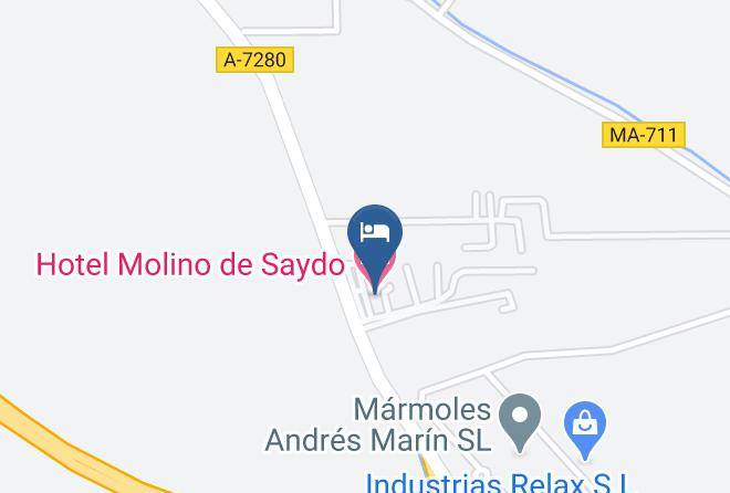 Malaga - Hotel Molino De Saydo Maps