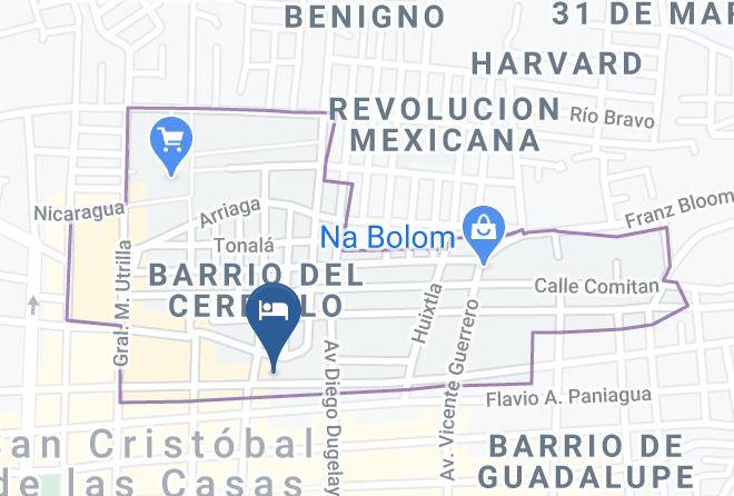 San Cristobal De Las Casas - Hotel Molino Del Cerrillo Maps