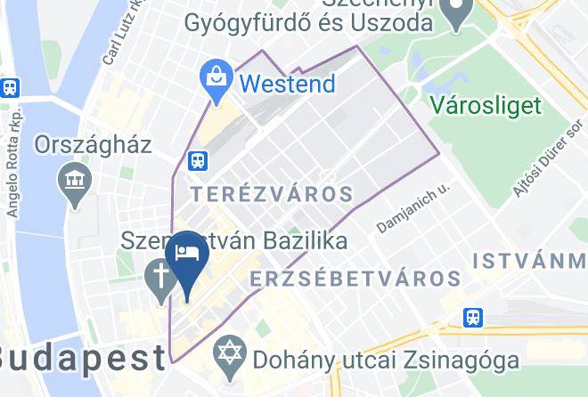 Budapest Terezvaros - Hotel Moments Budapest Maps