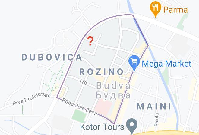 Budva - Hotel Momentum Maps