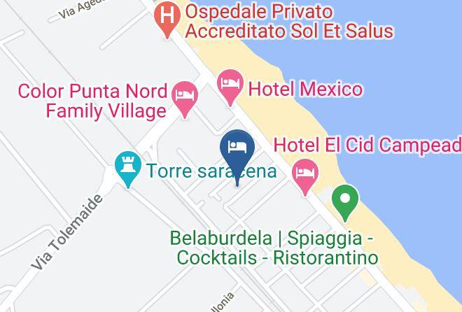 Rimini - Hotel Mon Reve Maps