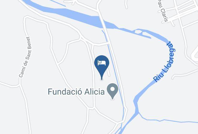 Hotel Mon Sant Benet Map