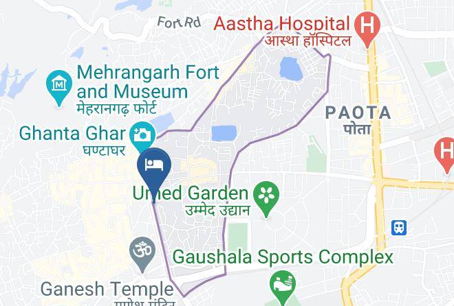 Jodhpur - Hotel Mona Maps