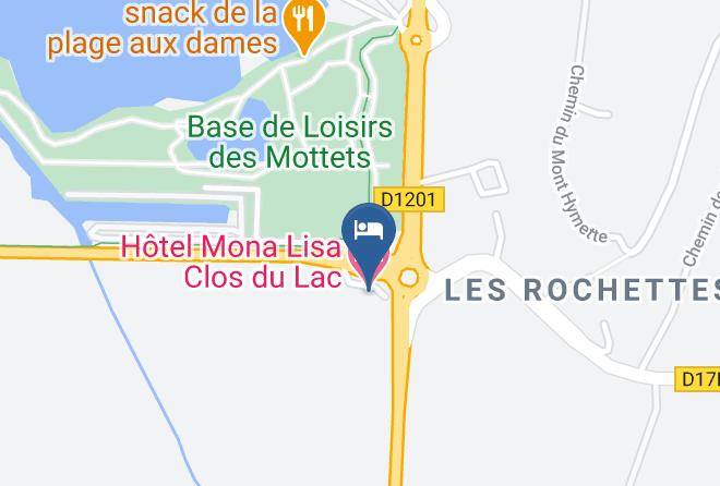 Savoie - Hotel Mona Lisa Clos Du Lac Maps