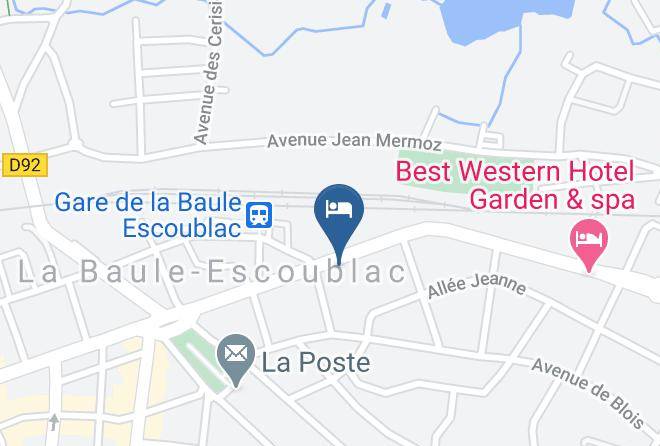 Loire Atlantique - Hotel Mona Lisa La Baule Maps