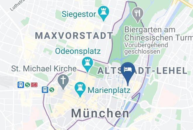 Munich District - Hotel Mona Lisa Munchen Maps