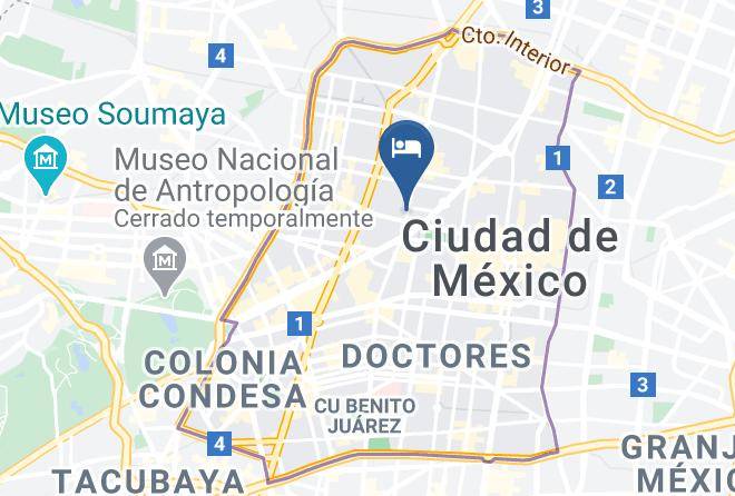 Cuauhtemoc - Hotel Monaco Ciudad De Mexico Maps