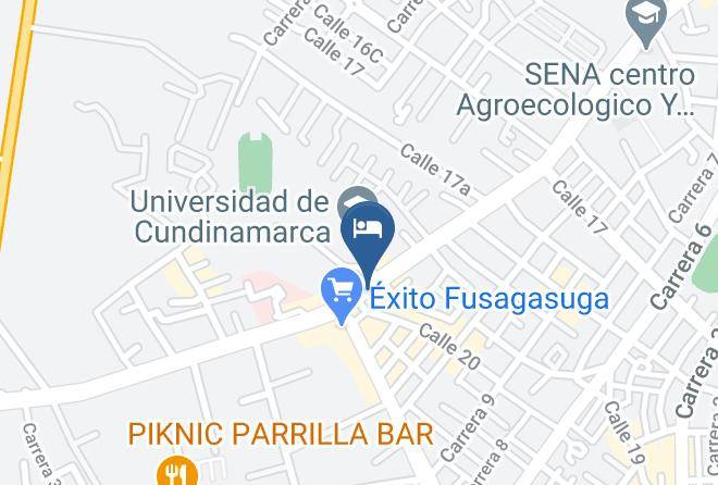 Fusagasuga - Hotel Monaco Maps