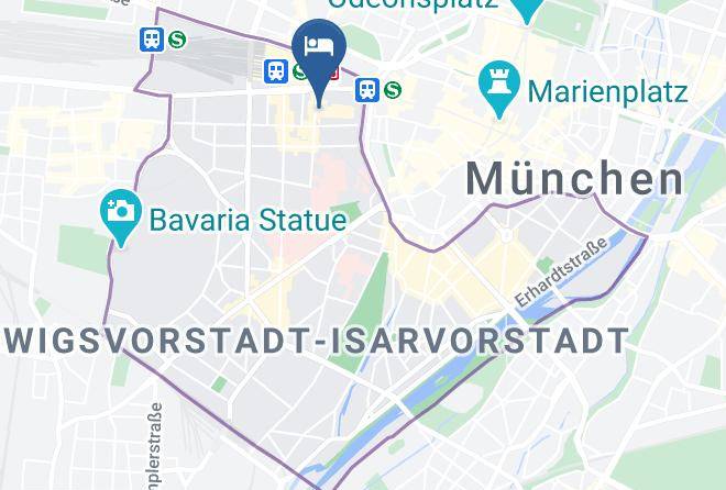 Munich District - Hotel Monaco Maps