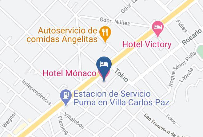 Santa Maria Department - Hotel Monaco Maps