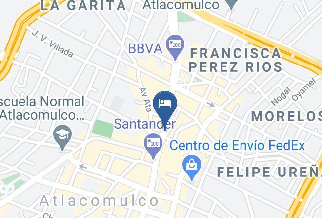 Atlacomulco - Hotel Monarca Maps