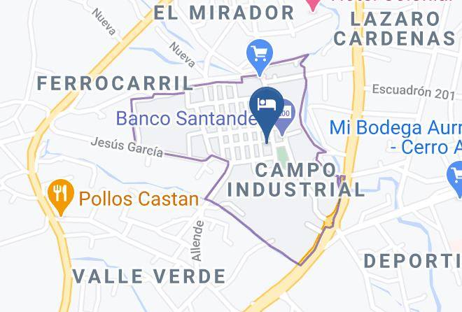 Cerro Azul - Hotel Monarca Maps