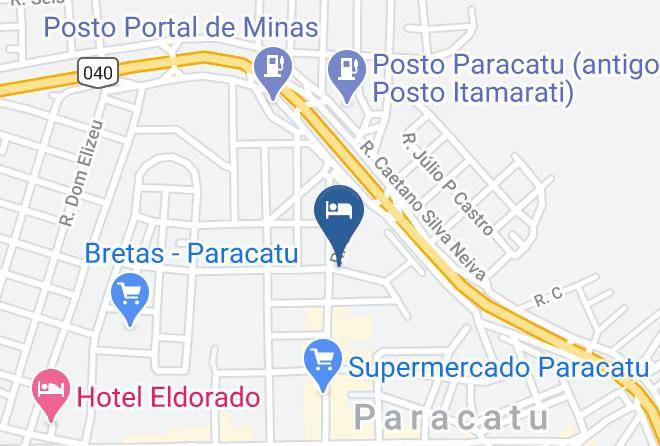 Paracatu - Hotel Monarca Maps