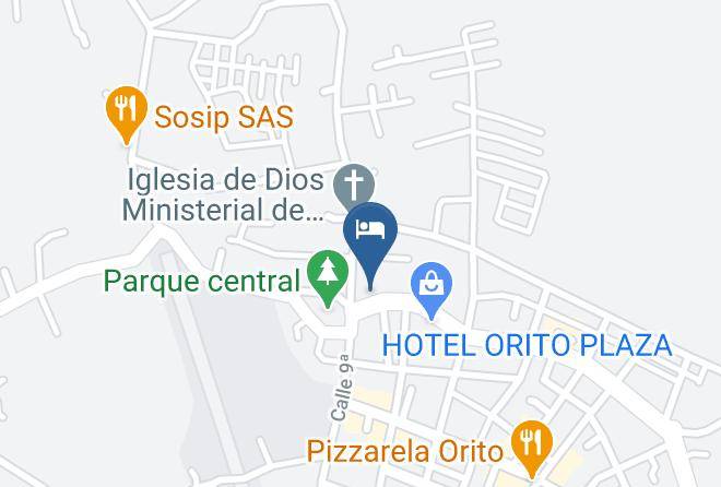 Orito - Hotel Monarca Putumayo Maps