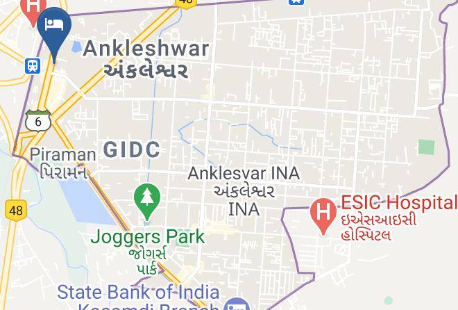 Ankleshwar - Hotel Monarch Excellency Maps