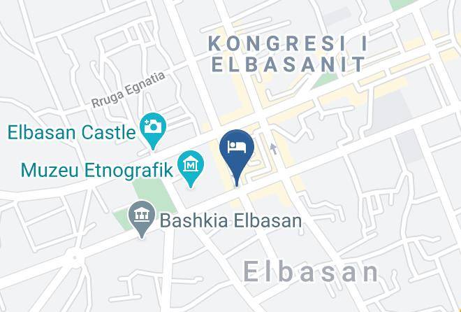 Elbasan - Hotel Monarch Maps