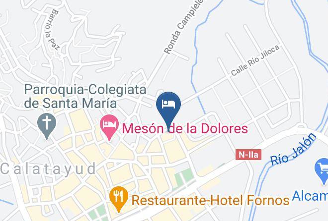 Zaragoza - Hotel Monasterio Benedictino Maps