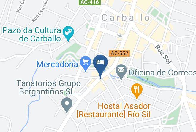 Coruna - Hotel Moncarsol Maps