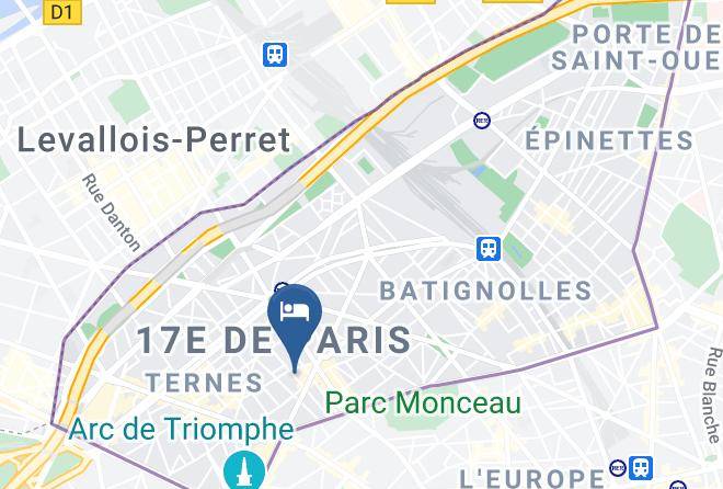 Paris - Hotel Monceau Wagram Maps