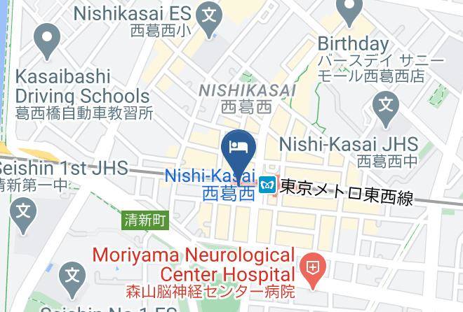 Edogawa Ward - Hotel Monday Nishikasai Maps