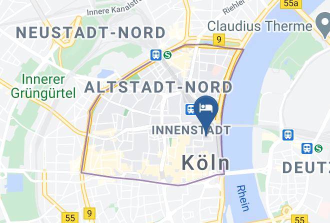 Cologne - Mondial Am Dom Hotel Cologne MGallery Collection Maps