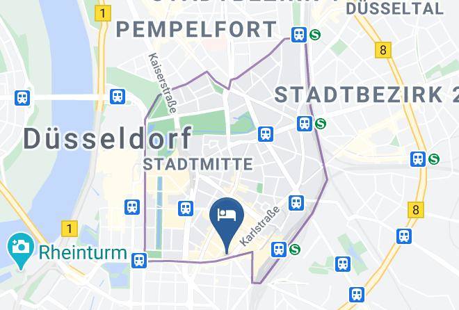 Dusseldorf - Hotel Mondial Maps