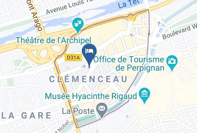 Pyrenees Orientales - Hotel Mondial Perpignan Maps
