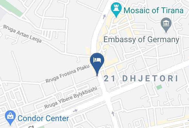Tirana - Hotel Mondial Maps